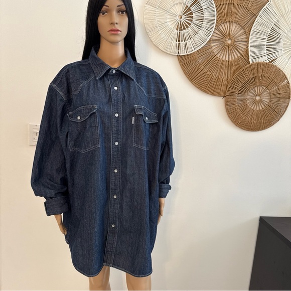 Carhartt Denim Shirt Dress - Picture 1 of 16